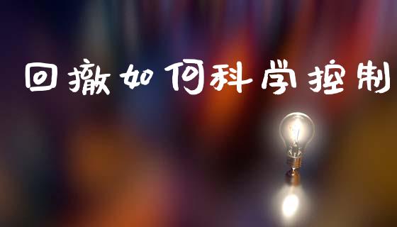 回撤如何科学控制_https://wap.yjjixie.cn_证券市场_第1张