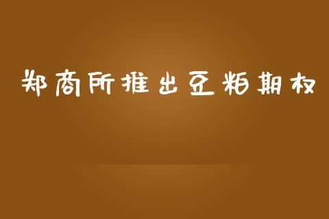 郑商所推出豆粕期权_https://wap.yjjixie.cn_证券市场_第1张