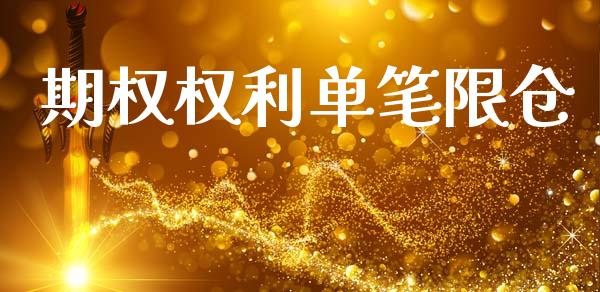 期权权利单笔限仓_https://wap.yjjixie.cn_港股行情_第1张