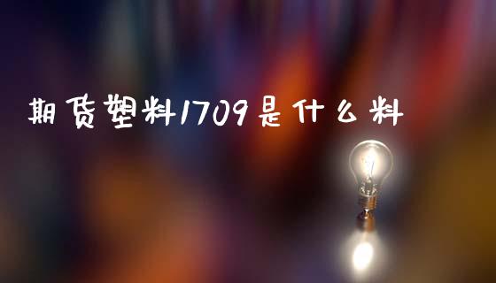 期货塑料1709是什么料_https://wap.yjjixie.cn_保险理财_第1张