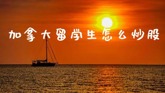 加拿大留学生怎么炒股_https://wap.yjjixie.cn_证券市场_第1张