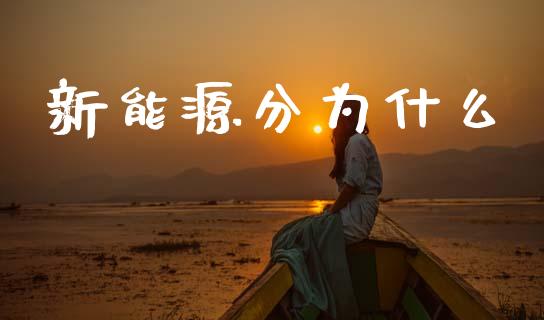 新能源分为什么_https://wap.yjjixie.cn_商业资讯_第1张
