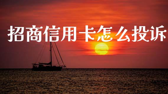 招商信用卡怎么投诉_https://wap.yjjixie.cn_证券市场_第1张
