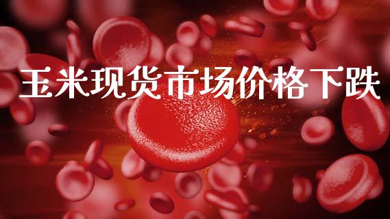 玉米现货市场价格下跌_https://wap.yjjixie.cn_商业资讯_第1张