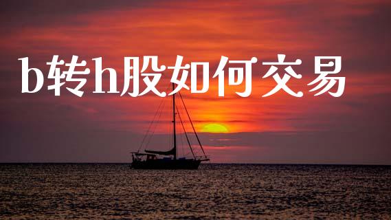 b转h股如何交易_https://wap.yjjixie.cn_商业资讯_第1张