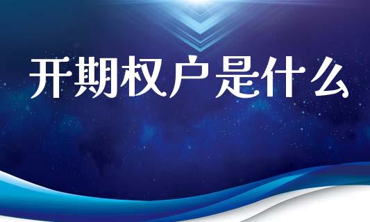 开期权户是什么_https://wap.yjjixie.cn_港股行情_第1张