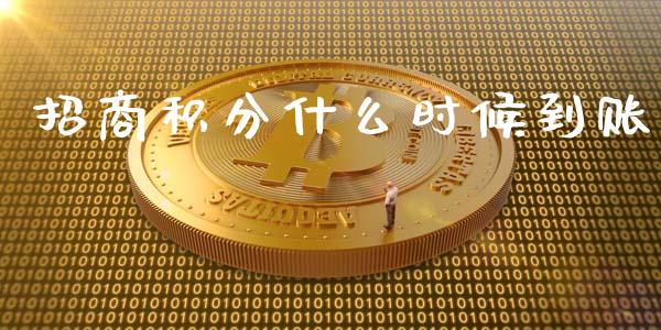 招商积分什么时候到账_https://wap.yjjixie.cn_证券市场_第1张