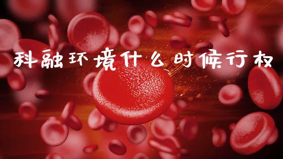 科融环境什么时候行权_https://wap.yjjixie.cn_港股行情_第1张