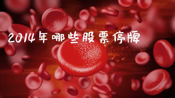 2014年哪些股票停牌_https://wap.yjjixie.cn_保险理财_第1张