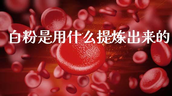 白粉是用什么提炼出来的_https://wap.yjjixie.cn_证券市场_第1张