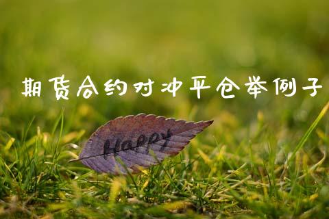 期货合约对冲平仓举例子_https://wap.yjjixie.cn_港股行情_第1张