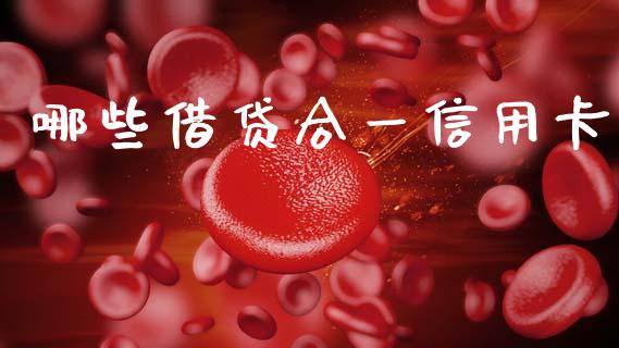 哪些借贷合一信用卡_https://wap.yjjixie.cn_保险理财_第1张