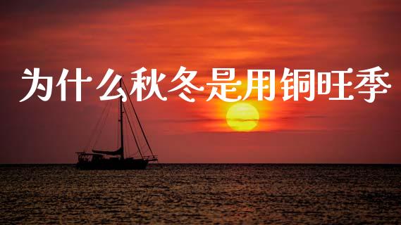 为什么秋冬是用铜旺季_https://wap.yjjixie.cn_港股行情_第1张