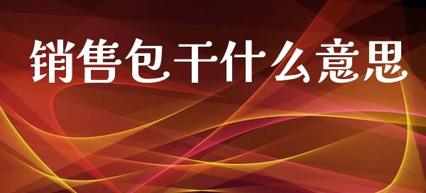 销售包干什么意思_https://wap.yjjixie.cn_保险理财_第1张