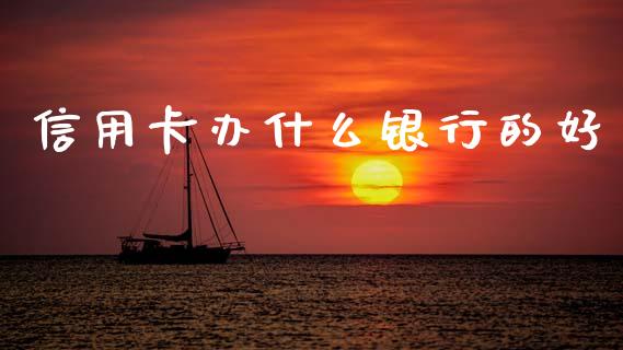 信用卡办什么银行的好_https://wap.yjjixie.cn_证券市场_第1张