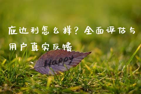 应达利怎么样？全面评估与用户真实反馈_https://wap.yjjixie.cn_证券市场_第1张