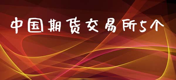 中国期货交易所5个_https://wap.yjjixie.cn_证券市场_第1张