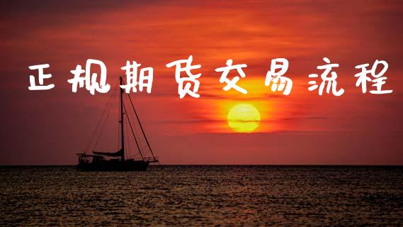 正规期货交易流程_https://wap.yjjixie.cn_证券市场_第1张
