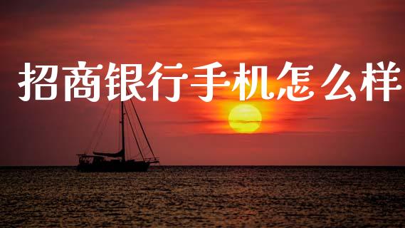 招商银行手机怎么样_https://wap.yjjixie.cn_商业资讯_第1张