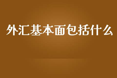 外汇基本面包括什么_https://wap.yjjixie.cn_商业资讯_第1张