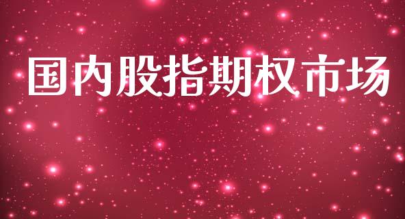 国内股指期权市场_https://wap.yjjixie.cn_证券市场_第1张