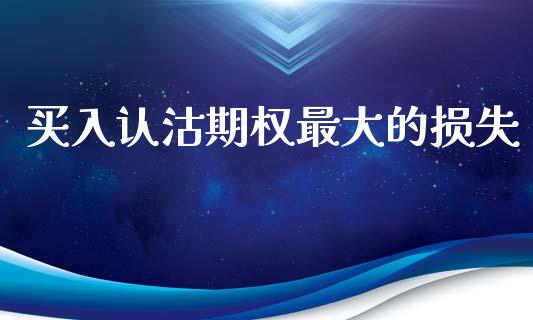买入认沽期权最大的损失_https://wap.yjjixie.cn_商业资讯_第1张