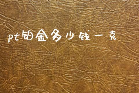 pt铂金多少钱一克_https://wap.yjjixie.cn_港股行情_第1张