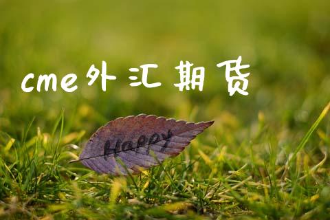 cme外汇期货_https://wap.yjjixie.cn_商业资讯_第1张