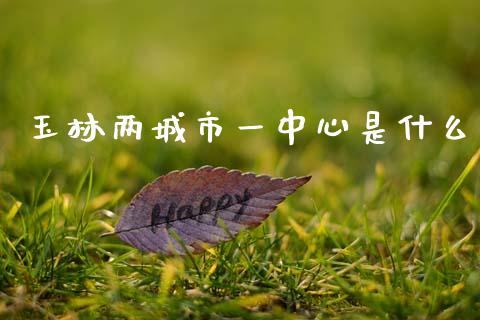 玉林两城市一中心是什么_https://wap.yjjixie.cn_保险理财_第1张