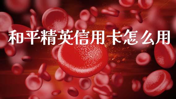 和平精英信用卡怎么用_https://wap.yjjixie.cn_港股行情_第1张