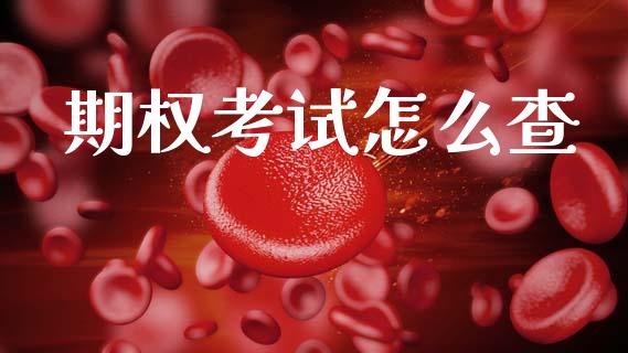 期权考试怎么查_https://wap.yjjixie.cn_商业资讯_第1张
