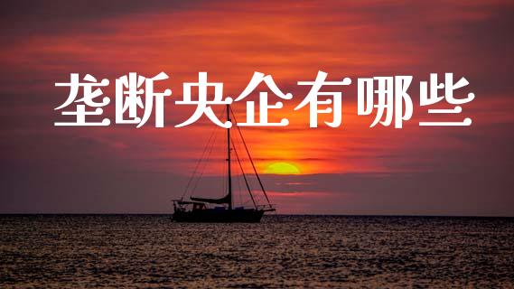 垄断央企有哪些_https://wap.yjjixie.cn_港股行情_第1张
