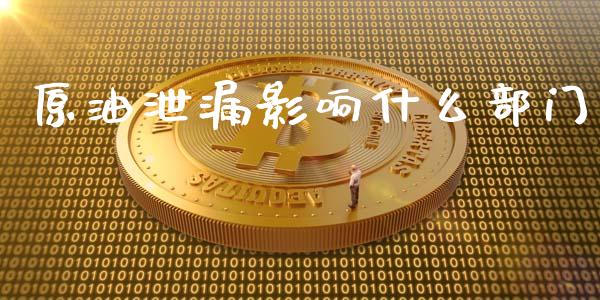原油泄漏影响什么部门_https://wap.yjjixie.cn_港股行情_第1张