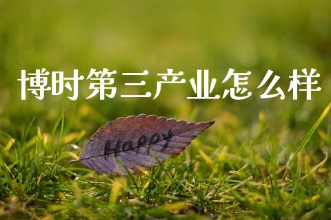 博时第三产业怎么样_https://wap.yjjixie.cn_商业资讯_第1张
