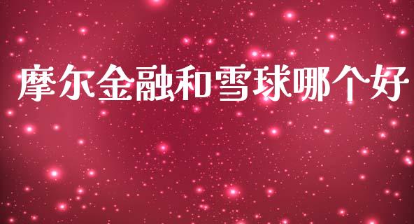 摩尔金融和雪球哪个好_https://wap.yjjixie.cn_港股行情_第1张