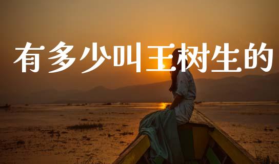 有多少叫王树生的_https://wap.yjjixie.cn_港股行情_第1张