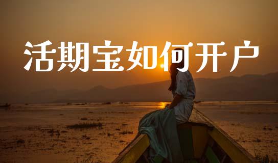 活期宝如何开户_https://wap.yjjixie.cn_港股行情_第1张