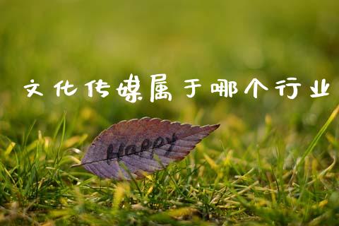 文化传媒属于哪个行业_https://wap.yjjixie.cn_证券市场_第1张