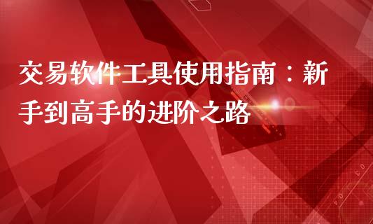 交易软件工具使用指南：新手到高手的进阶之路_https://wap.yjjixie.cn_保险理财_第1张