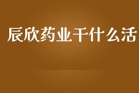 辰欣药业干什么活_https://wap.yjjixie.cn_港股行情_第1张