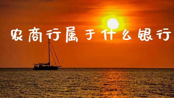 农商行属于什么银行_https://wap.yjjixie.cn_证券市场_第1张