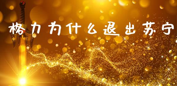 格力为什么退出苏宁_https://wap.yjjixie.cn_商业资讯_第1张