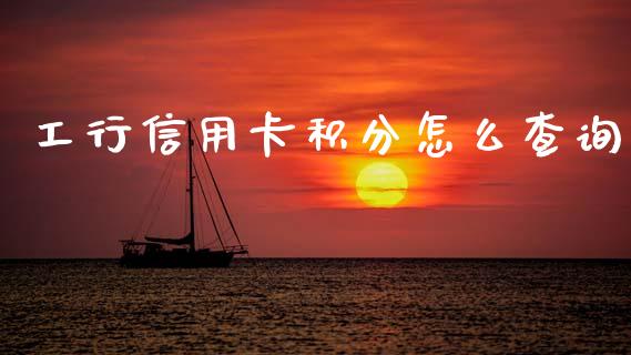 工行信用卡积分怎么查询_https://wap.yjjixie.cn_港股行情_第1张