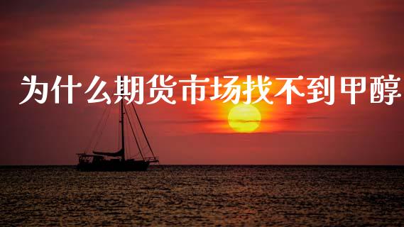 为什么期货市场找不到甲醇_https://wap.yjjixie.cn_保险理财_第1张