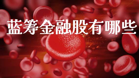 蓝筹金融股有哪些_https://wap.yjjixie.cn_保险理财_第1张