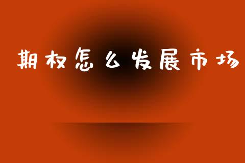 期权怎么发展市场_https://wap.yjjixie.cn_保险理财_第1张