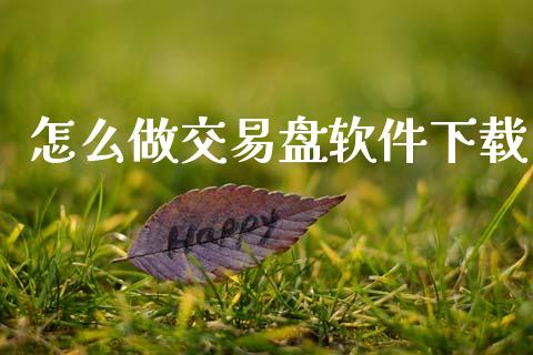 怎么做交易盘软件下载_https://wap.yjjixie.cn_港股行情_第1张