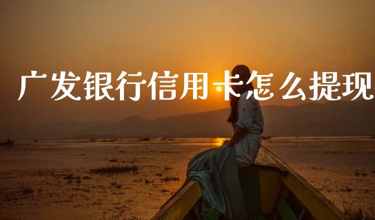 广发银行信用卡怎么提现_https://wap.yjjixie.cn_保险理财_第1张