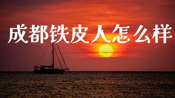 成都铁皮人怎么样_https://wap.yjjixie.cn_保险理财_第1张