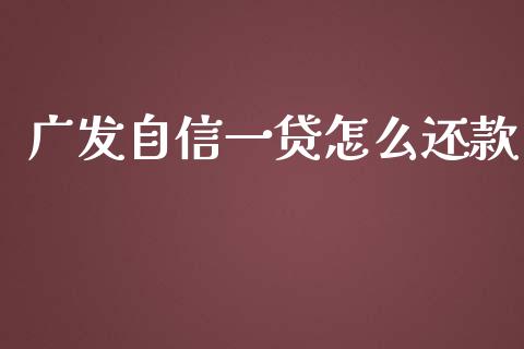 广发自信一贷怎么还款_https://wap.yjjixie.cn_港股行情_第1张